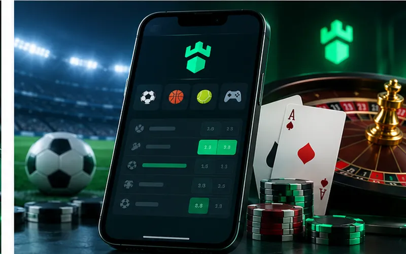 Gamdom mobile sportsbook and casino access on one account