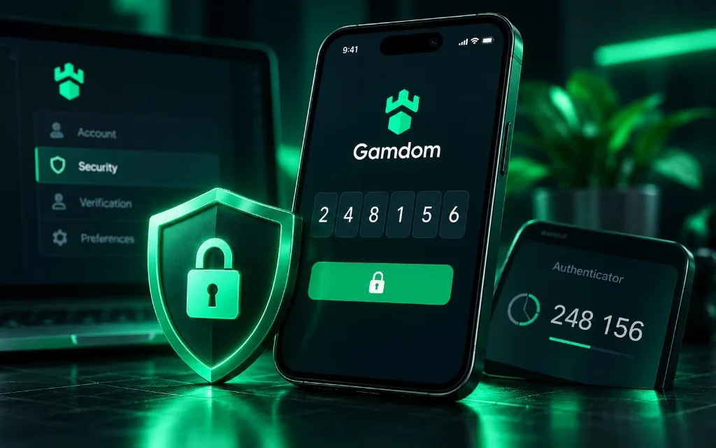 Gamdom two-factor authentication and account security setup