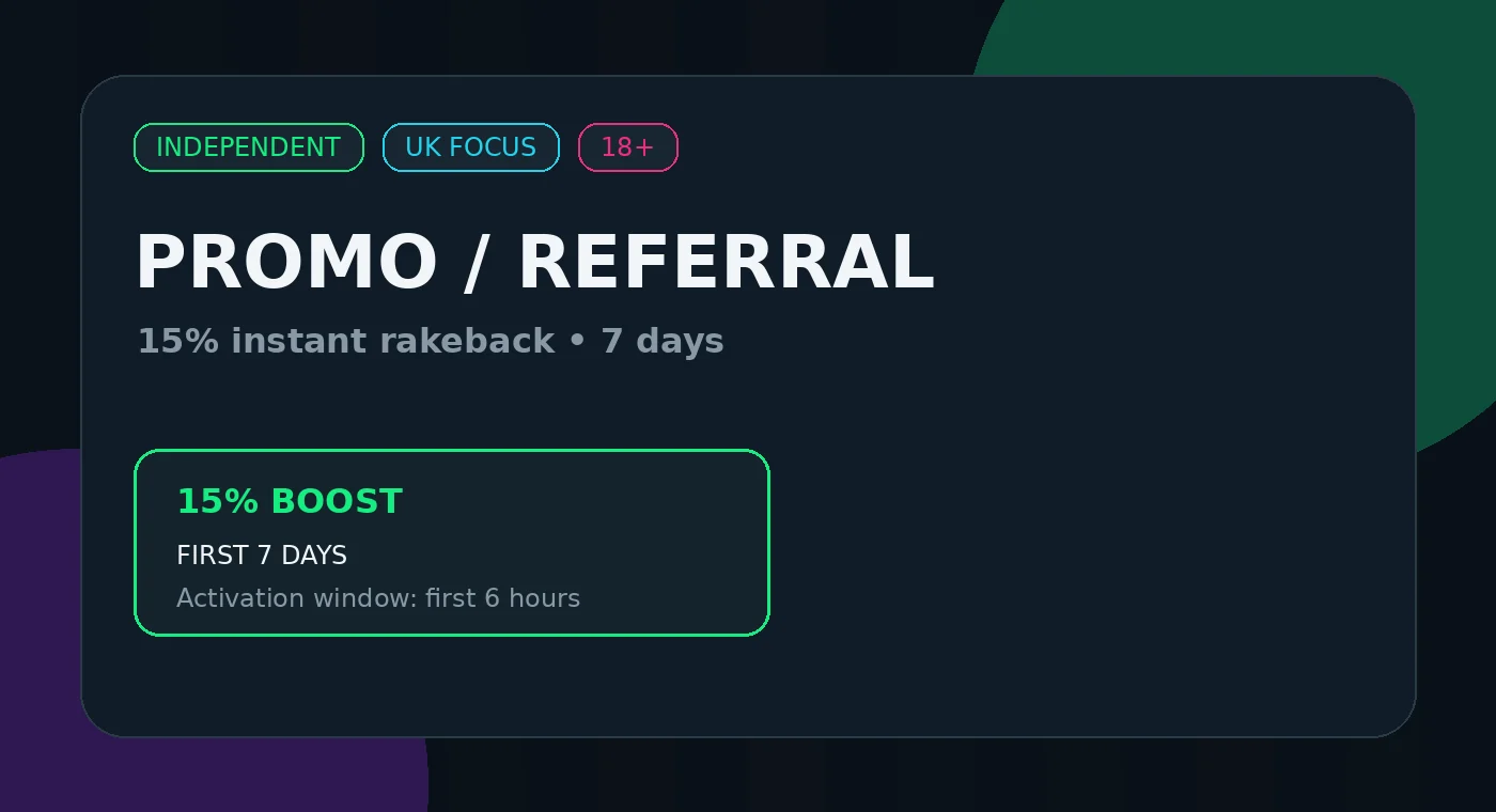 Original UK-focused illustration for Gamdom Promo Code UK and Referral Offer